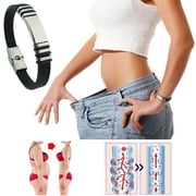 Negative Bracelet, Men's Titanium Steel Bracelet,The Wristband Emits Negative Body's Energy Channels To Circulation